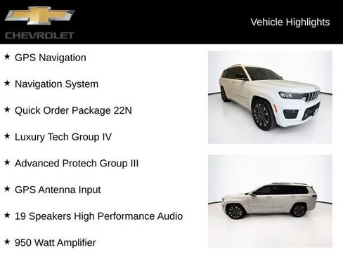 Used 2021 Jeep Grand Cherokee L Overland w/ Advanced Protech Group III AWD/4WD image 5