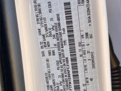 Certified 2022 Ford F150 XLT w/ Equipment Group 302A High image 31