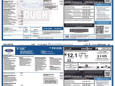 Used 2023 Ford F150 XLT w/ Equipment Group 302A High image 9