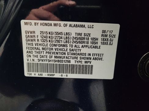 Used 2017 Honda Pilot LX image 33