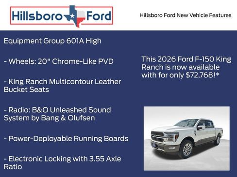 New 2026 Ford F150 King Ranch w/ Equipment Group 601A High AWD/4WD image 9
