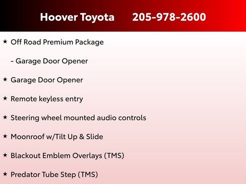 Used 2024 Toyota 4Runner TRD Off-Road Premium w/ Moonroof Package AWD/4WD image 14