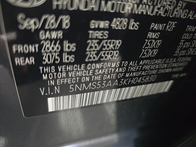 Used 2019 Hyundai Santa Fe FWD image 39