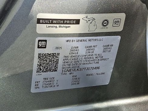 Certified 2026 Chevrolet Traverse RS w/ LPO, Floor Liner Package AWD/4WD image 33