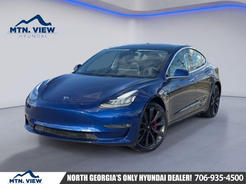 Used 2020 Tesla Model 3 Performance AWD/4WD image 1