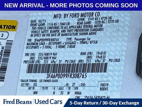 Used 2015 Ford Fusion Titanium image 16