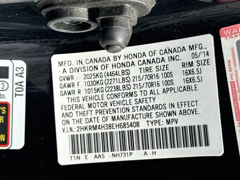 Used 2014 Honda CR-V LX image 27