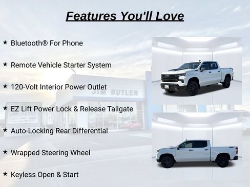 Used 2024 Chevrolet Silverado 1500 LT Trail Boss w/ Dark Appearance Package AWD/4WD image 42