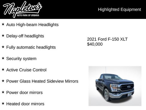 Used 2021 Ford F150 XLT w/ Equipment Group 301A Mid AWD/4WD image 7