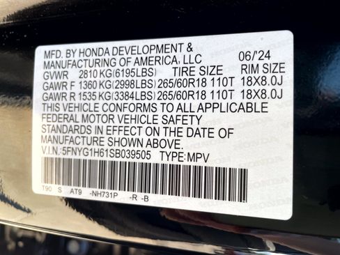 Certified 2025 Honda Pilot TrailSport image 22