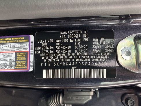 New 2025 Kia Sorento SX image 49