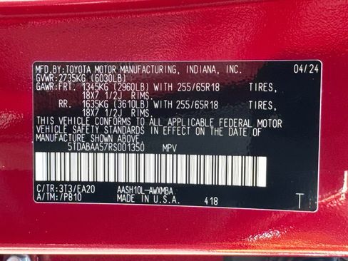 Used 2024 Toyota Grand Highlander XLE FWD image 35