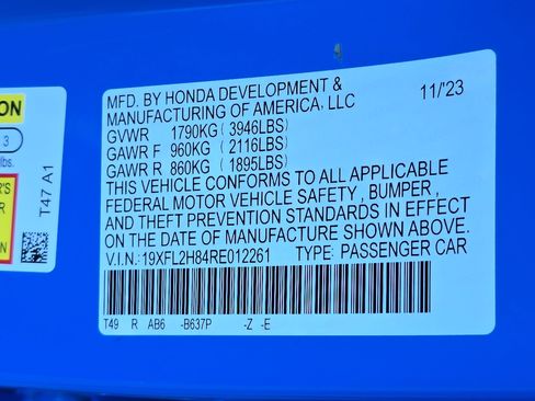 Certified 2024 Honda Civic Sport image 34