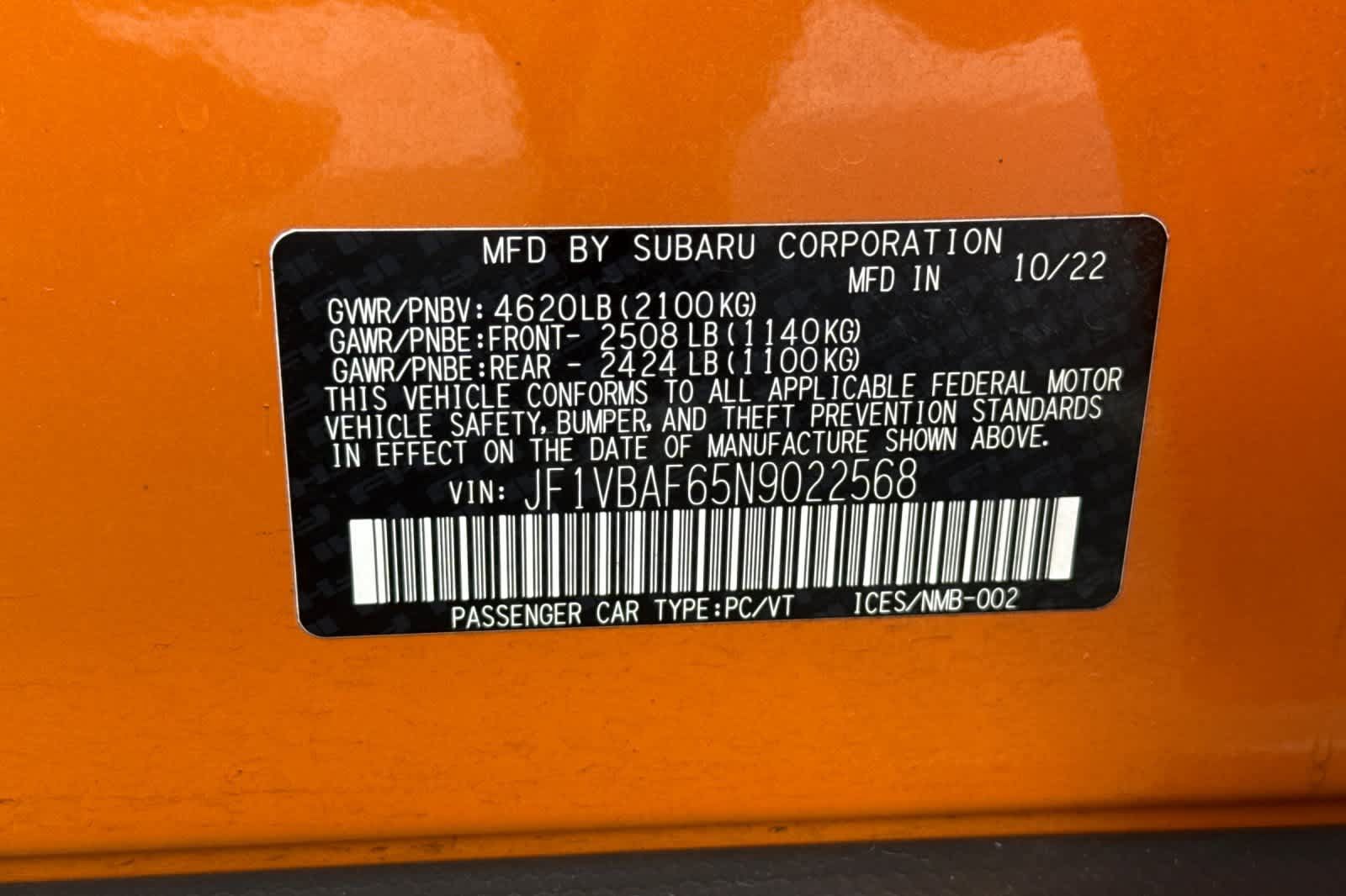 Used 2022 Subaru WRX Premium AWD/4WD image 27