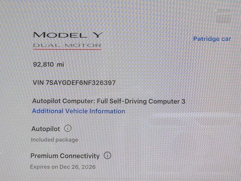 Used 2022 Tesla Model Y Performance image 32