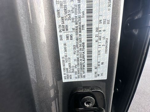 Used 2024 Ford F150 Platinum w/ FX4 Off-Road Package AWD/4WD image 19