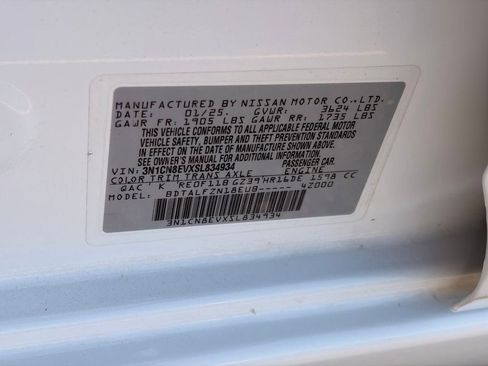 Certified 2025 Nissan Versa SV FWD image 32