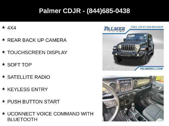 Used 2018 Jeep Wrangler Unlimited Sport AWD/4WD image 6