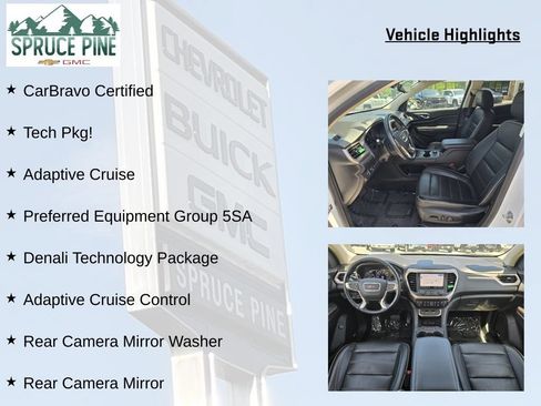 Certified 2023 GMC Acadia Denali w/ Denali Technology Package AWD/4WD image 9