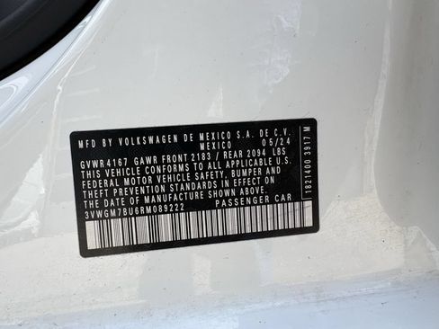 Used 2024 Volkswagen Jetta SEL FWD image 24