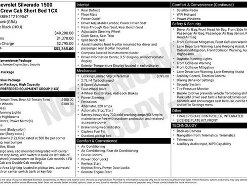 Used 2026 Chevrolet Silverado 1500 Custom AWD/4WD image 37