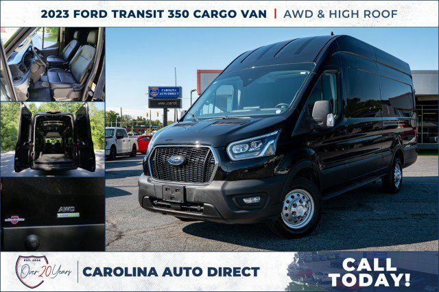 Used 2023 Ford Transit 350 148 High Roof Extended AWD w/ Exterior Upgrade Package image 1