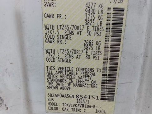 Used 2016 Nissan NV 3500 SL image 8