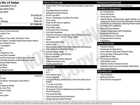Used 2021 Kia Rio LX image 39