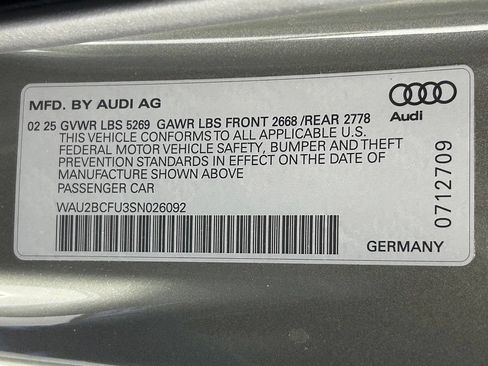 Used 2025 Audi A5 2.0T Premium Plus w/ Premium Plus AWD/4WD image 45