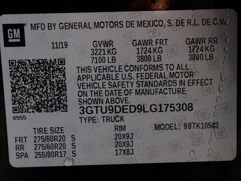 Used 2020 GMC Sierra 1500 SLT w/ SLT Premium Package image 53