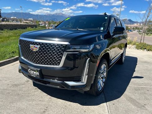 Used 2021 Cadillac Escalade Premium Luxury w/ Driver Assist Tech Package AWD/4WD image 3