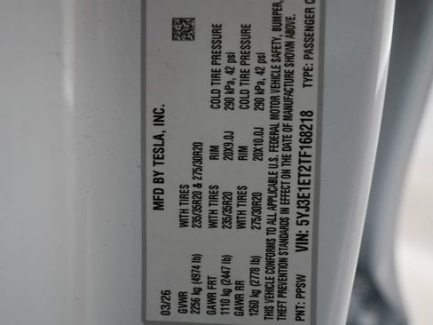 Used 2026 Tesla Model 3 Performance AWD/4WD image 29