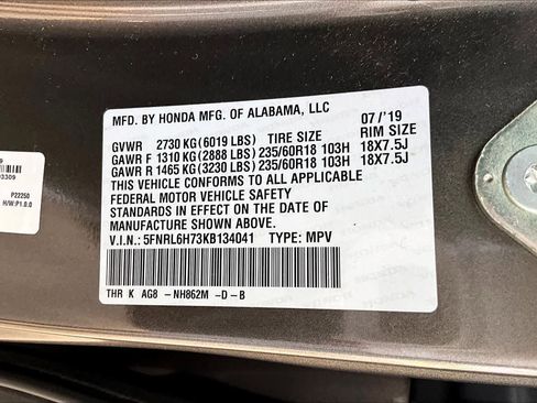 Used 2019 Honda Odyssey EX-L image 34