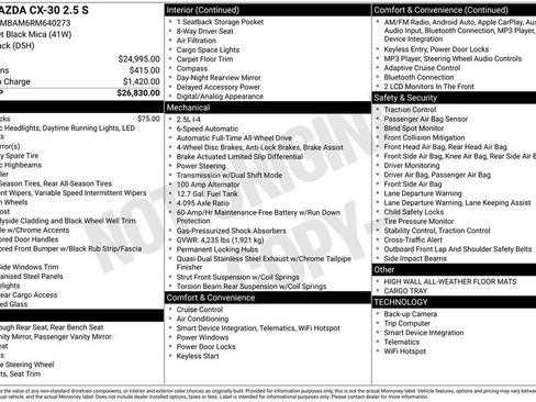 Certified 2024 MAZDA CX-30 AWD 2.5 S image 32