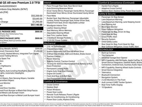 Certified 2025 Audi Q5 Premium w/ Convenience Package AWD/4WD image 2