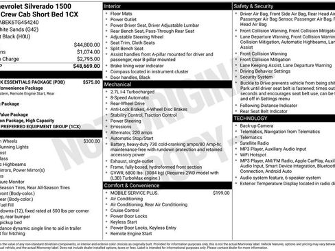 New 2026 Chevrolet Silverado 1500 Custom w/ LPO, Dark Essentials Package RWD image 19