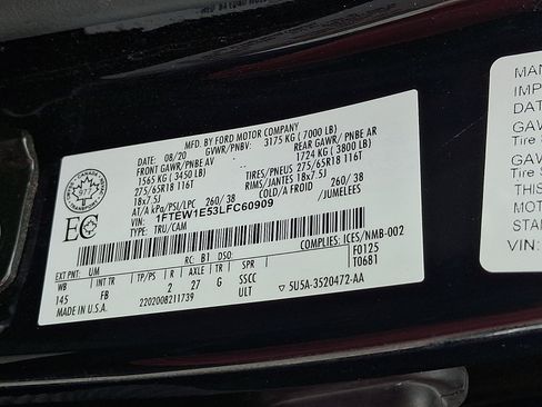 Used 2020 Ford F150 XLT w/ Equipment Group 301A Mid AWD/4WD image 28
