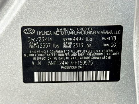 Used 2015 Hyundai Sonata SE w/ Option Group 09 image 33