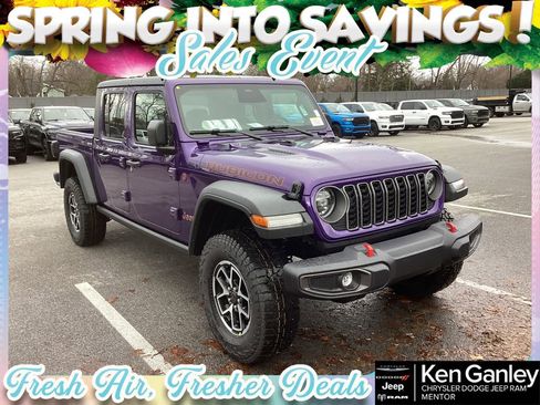 New 2026 Jeep Gladiator Rubicon w/ Steel Power Dome Hood Package image 1