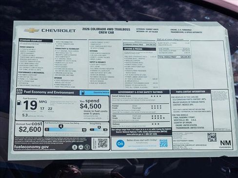 New 2026 Chevrolet Colorado Trail Boss image 17