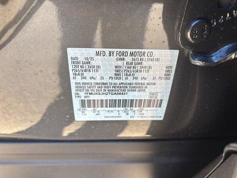 New 2026 Ford Explorer Tremor w/ Tremor Convenience Package image 20