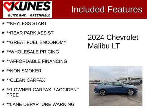 Used 2024 Chevrolet Malibu LT image 3
