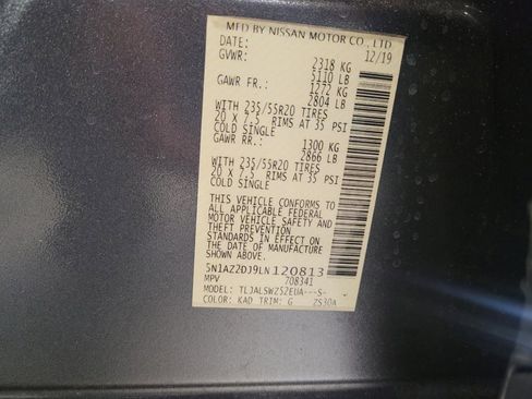 Used 2020 Nissan Murano Platinum FWD image 33
