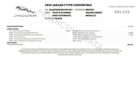 Used 2024 Jaguar F-TYPE R-Dynamic image 60