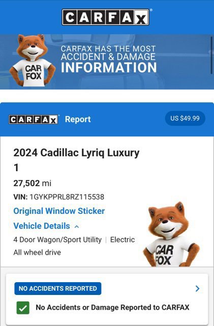 Used 2024 Cadillac Lyriq Luxury AWD/4WD image 46