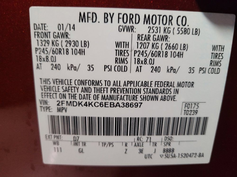 Used 2014 Ford Edge Limited AWD/4WD image 33