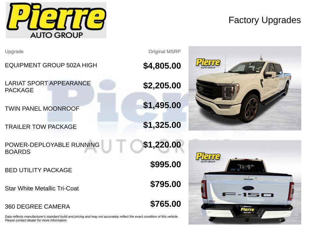 Used 2023 Ford F150 Lariat w/ Equipment Group 502A High AWD/4WD image 13
