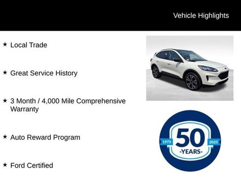 Certified 2022 Ford Escape SE w/ SE Sport Appearance Package AWD/4WD image 7