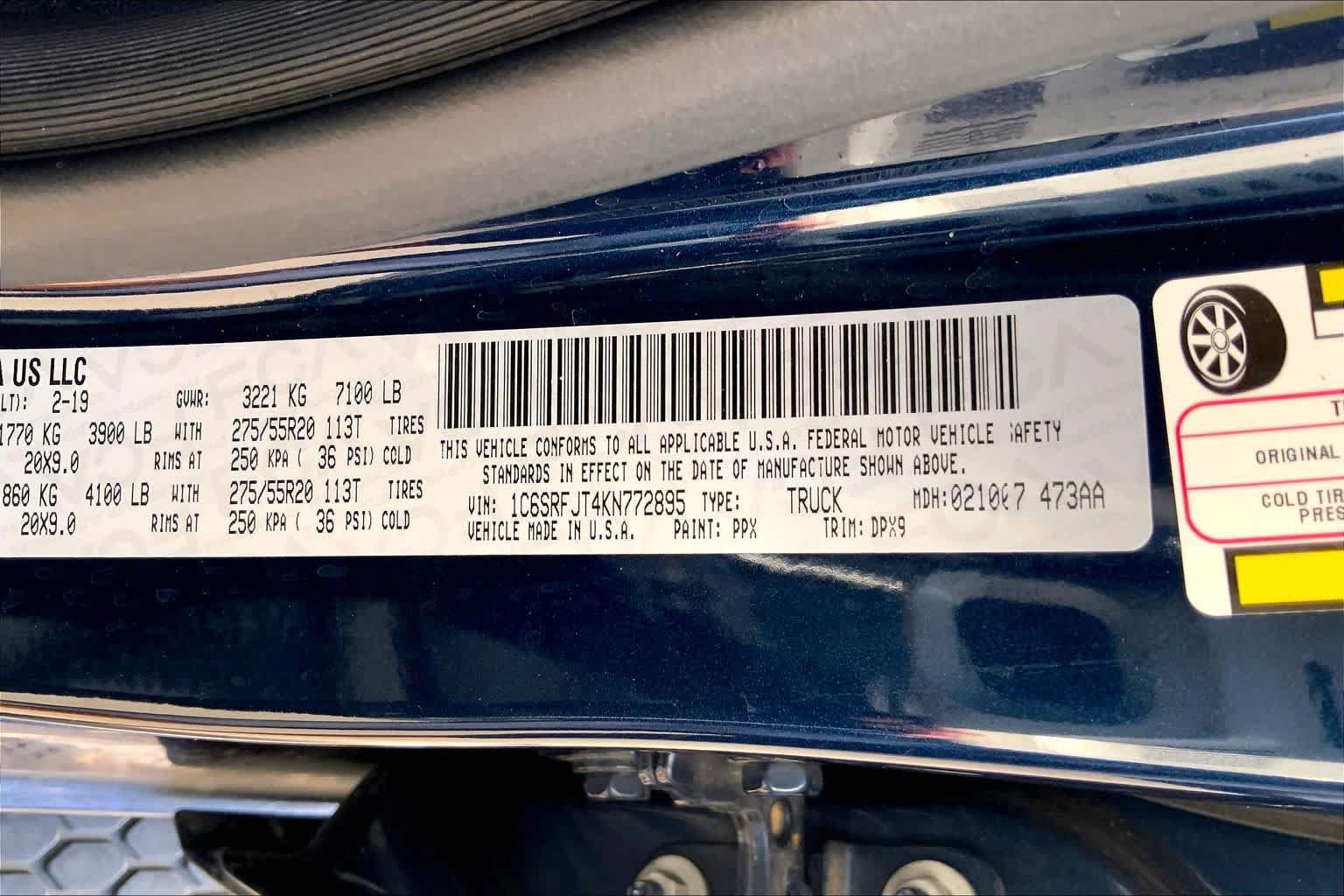 Used 2019 RAM 1500 Laramie AWD/4WD image 35