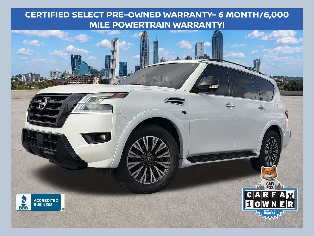 Certified 2022 Nissan Armada SL w/ Midnight Edition Package RWD 360° Tour